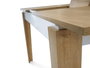 Hanah Home Mesa de Comedor Extensible Roble y Blanco